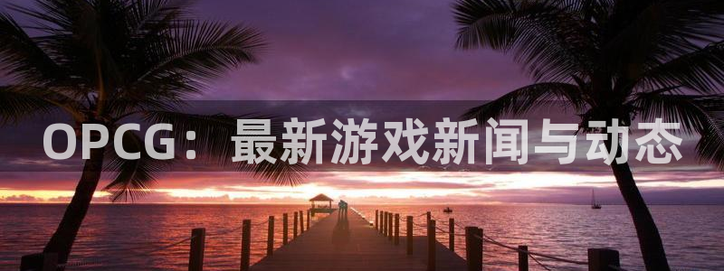 辉达娱乐平台注册资金多少：OPCG：最新游戏新闻与动态